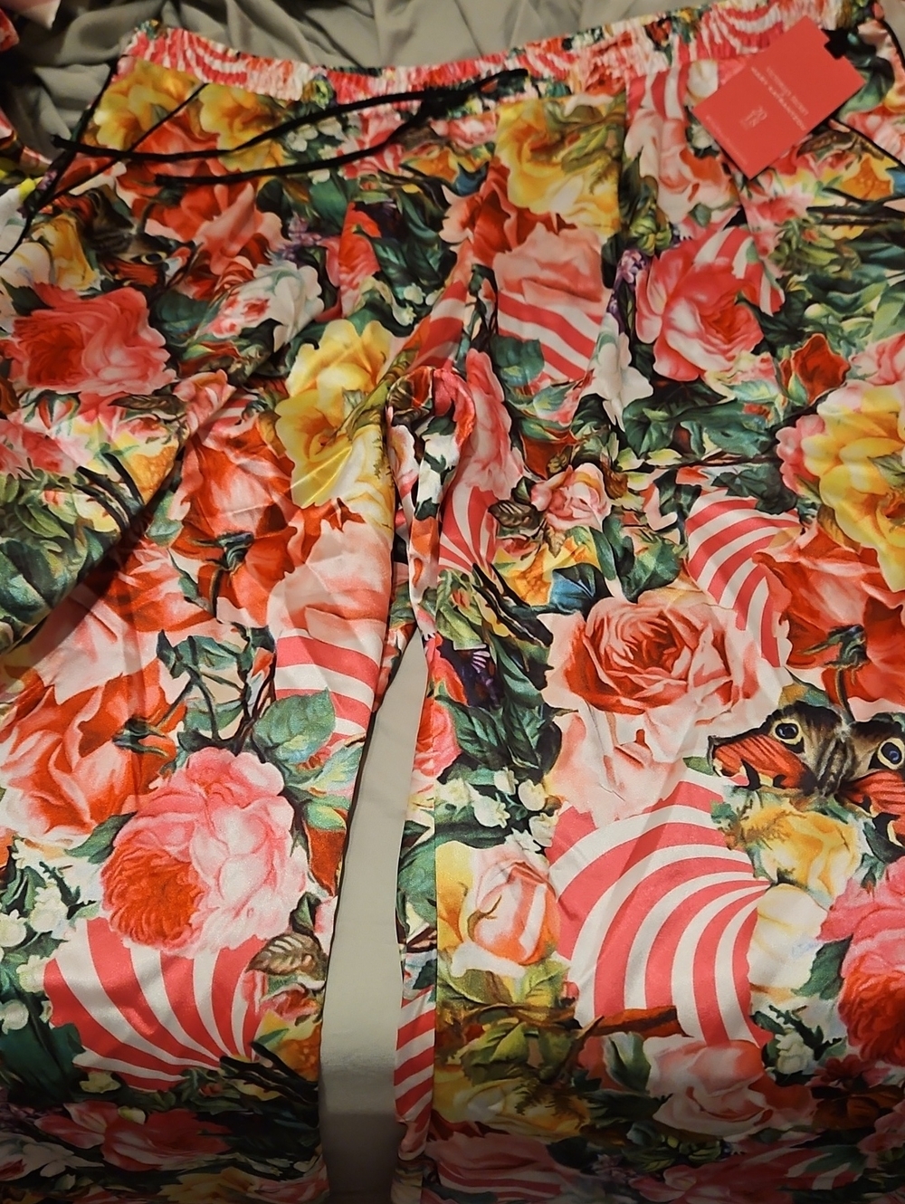 Victoria's Secret Floral Maxi Skirt in Pink, Yellow, Green